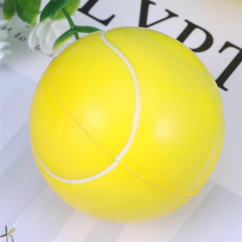 8pcs 6.3cm Squeeze Ball Toy Football Basketball Soft Foam Sponge Anti stress Baseball Tennis Toys for Kids Children