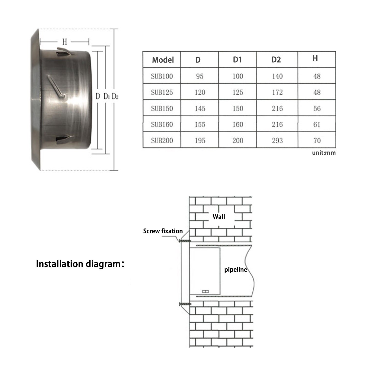 Air Vent Ventilation air diffuser vent round ceiling diffuser round air conditioner outlets fresh air ventilation system