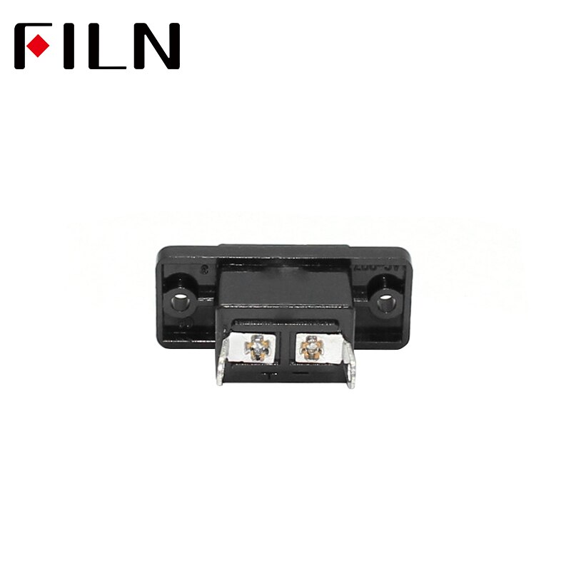 AC-15 AC 250V 2.5A IEC320 C8 Male 2 Pins Power Inlet Socket Panel Embedded
