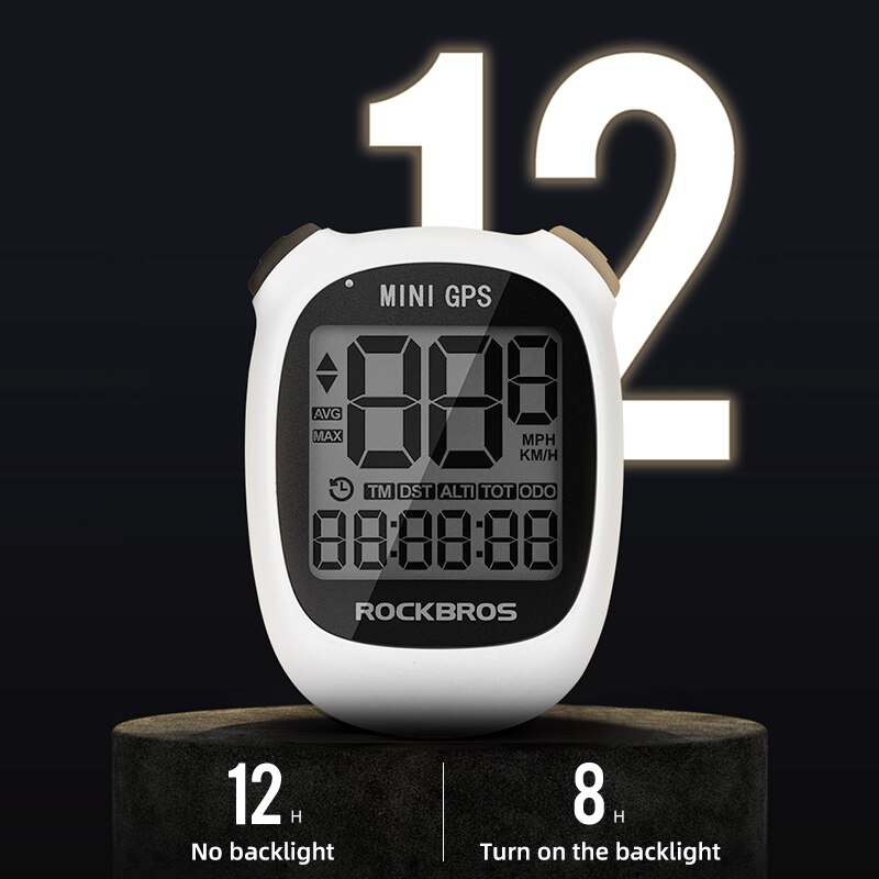 ROCKBROS Bicycle Computer Wireless Bicycle GPS Cycling Computer 1.6 inch Display Backlight Bicycle Speedometer Bike Accessories
