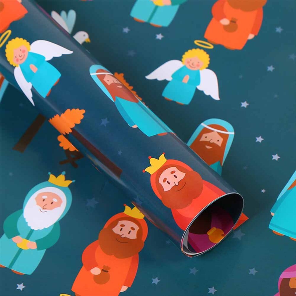 10pcs Xmas Beautiful Packaging Paper Cute Packing Paper Xmas Paper Roll Attractive for Girl Woman Lady
