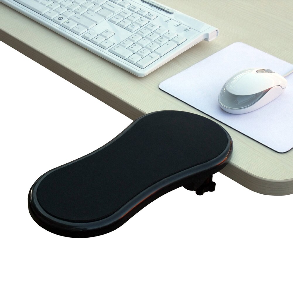 Rotatable Hand Shoulder Protect ABS Mouse Pad Office Chair Desk Attachable Computer Table Arm Support Wrist Rest Easy Install