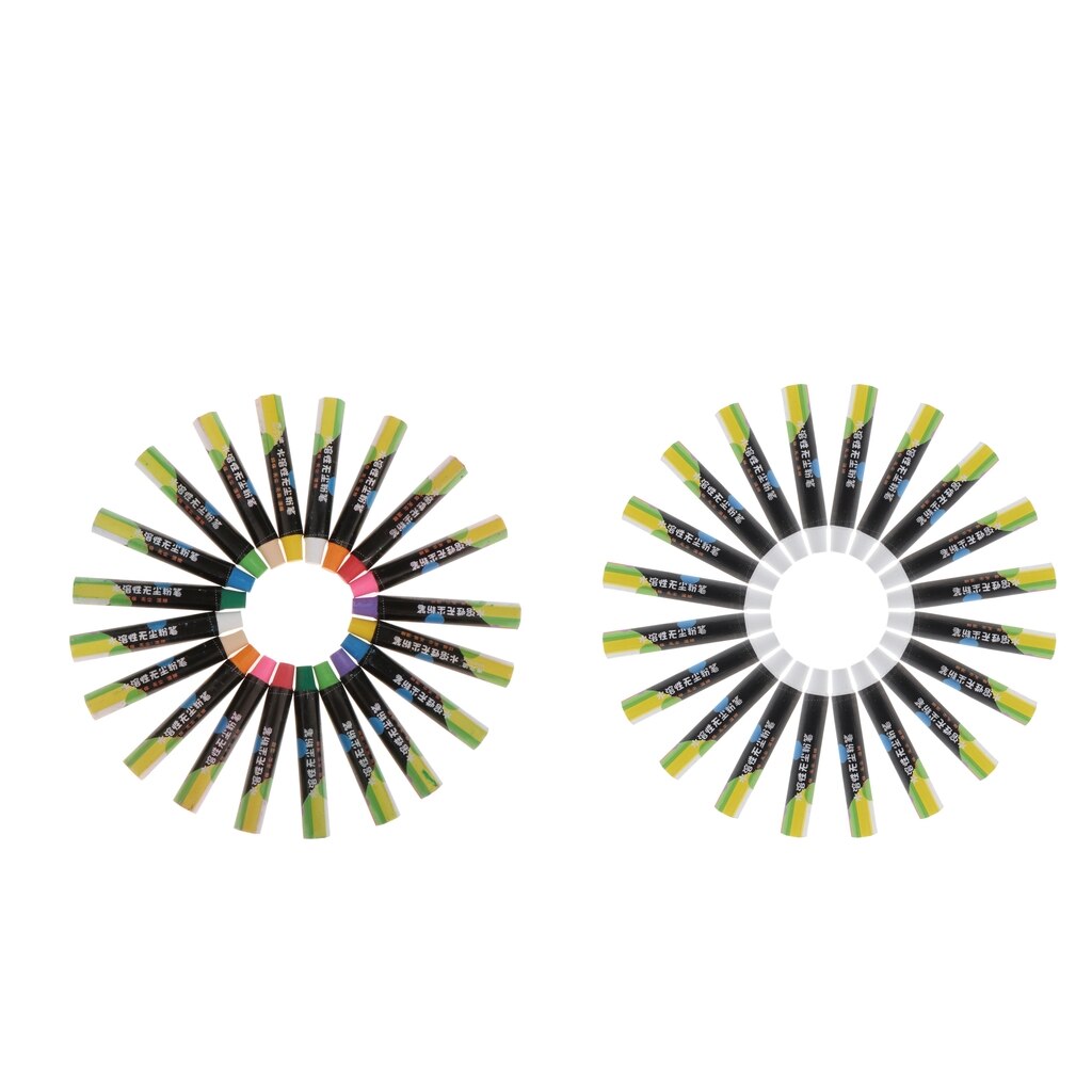 Les bâtons de craie sans poussière solubles dans l'eau ont placé des craies de dessin pour le bureau d'enfants