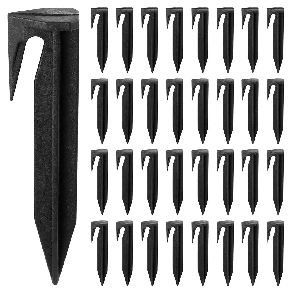 50/100/200pcs Garden Lawn Mower Pegs Environment-friendly Plastic Ground Pegs Laying Boundary Cables Robotic Lawn Mower Tools