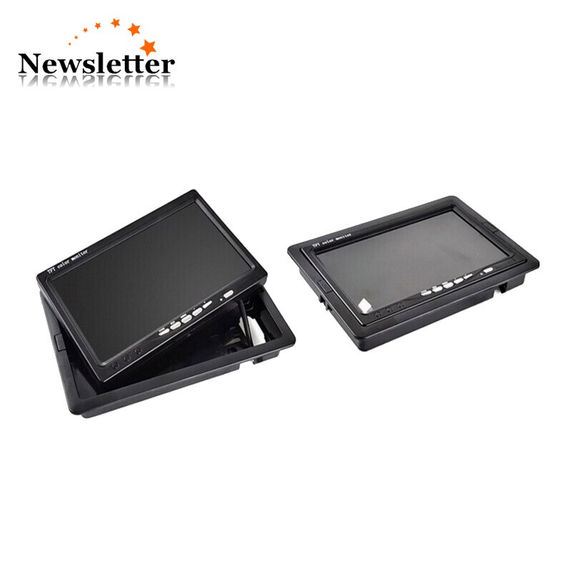 7 inch desktop monitor LCD 2ch video input DC 12 V return headrest