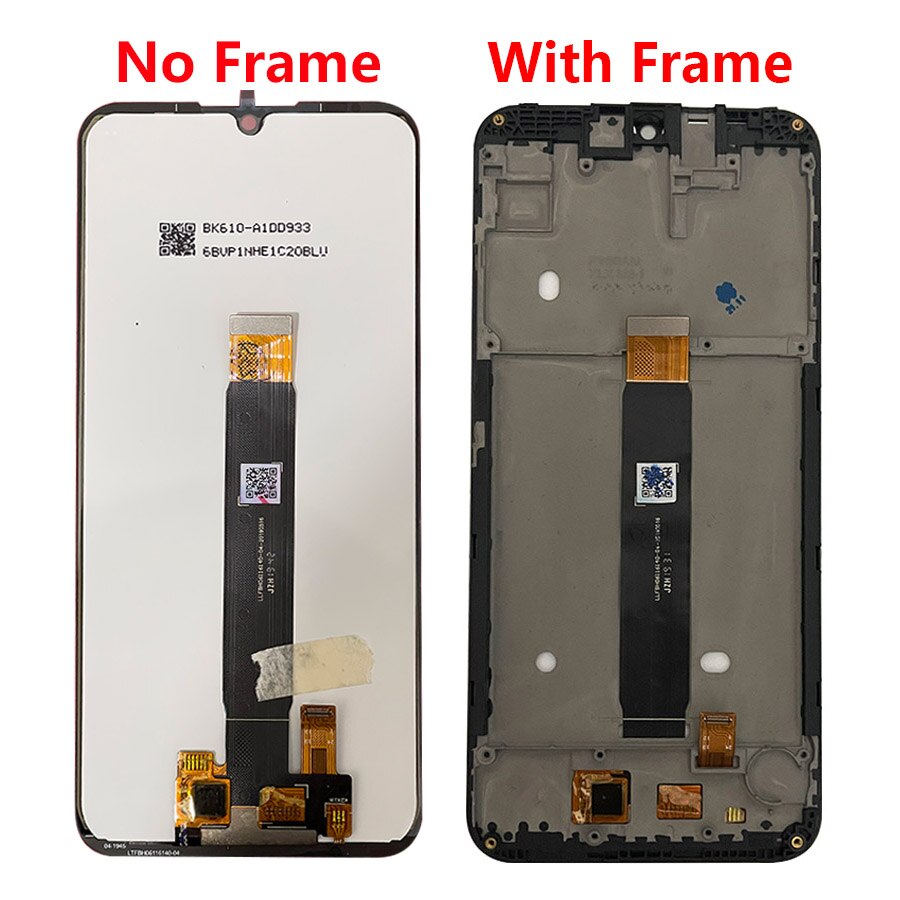 6.1 "originale per Motorola Moto E6 Plus Display LCD Touch Screen Sensor Digiziter Assembly sostituisci per Moto E6 Plus con telaio