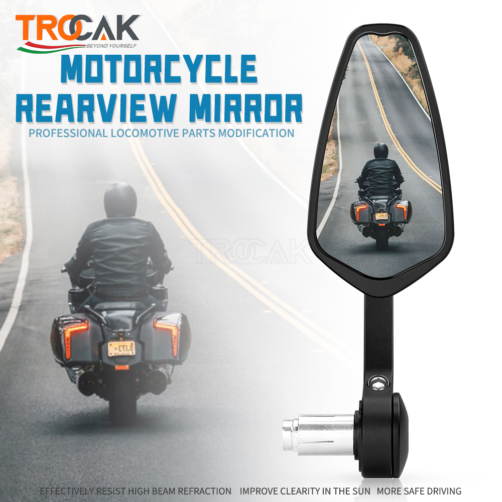 Motoraccessoires Achteruitkijkspiegels Anti-Glare Motor Stuur Zijspiegel Voor Scooters Atv Bike Universal
