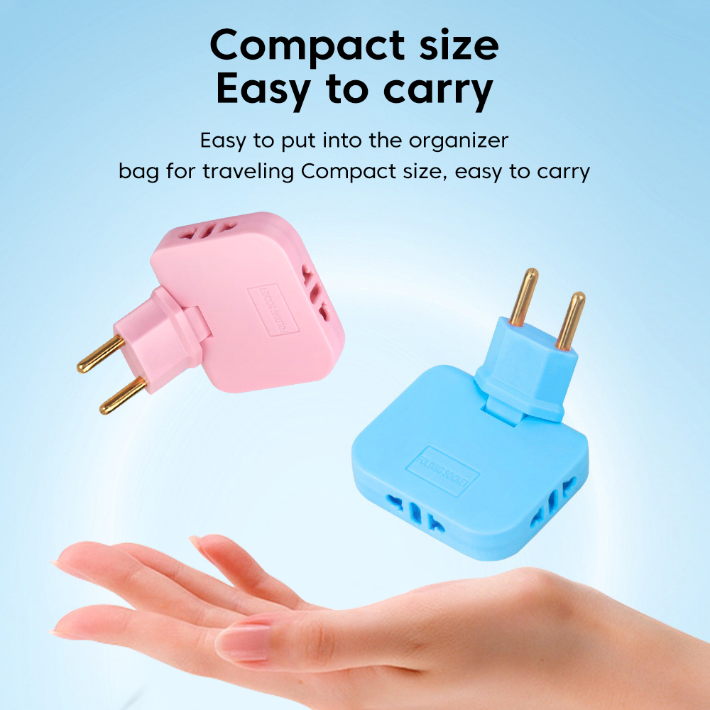 180 Grad drehbare Buchse 3-in-1 EU-Stecker Konverter Reise EU-Verlängerung stecker Multi-Stecker schlanke kabellose Steckdose Adapter buchsen