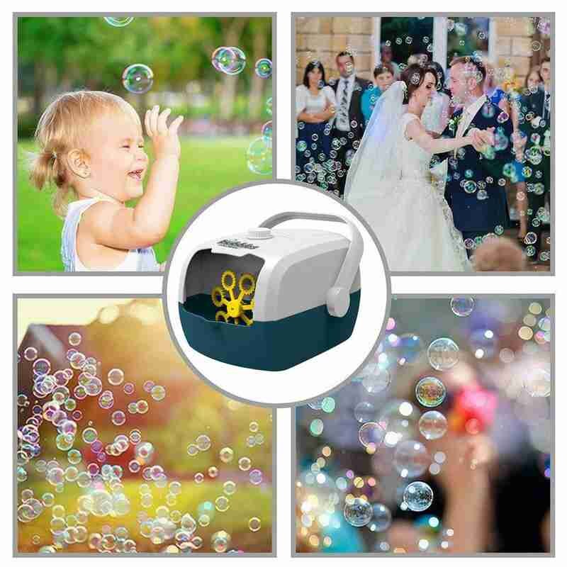 Bubble Machine Automatische Bubble Blower Party Verjaardag Speelgoed Zomer Bubble Voor Kinderen Volwassenen Maker Outdoor Wedd L2F7