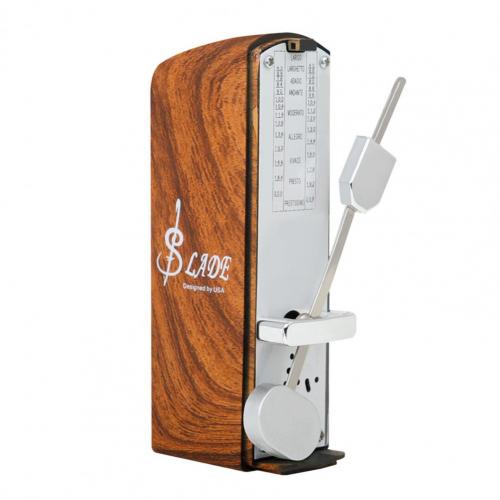 Retro Pretty Universal Mechanical Musical Metronome Rust-proof Musical Metronome Highly Accurate for Other Instruments:  Log Color