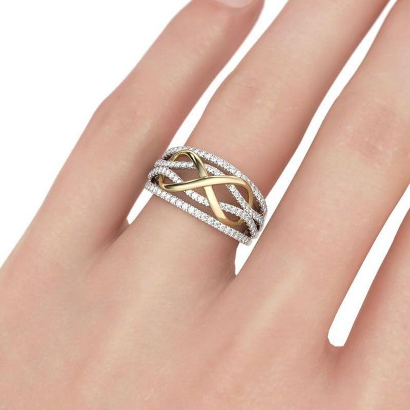 Paar ringen - eenvoudige roestvrijstalen herenring damesringen hart trouwring blingbling band kristal strass steentjes s  v2 g 0