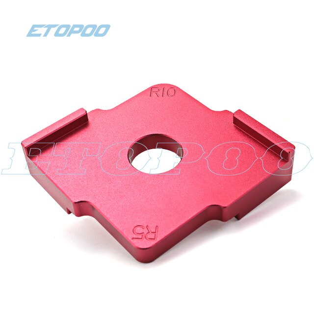 Radius snelfreestafel bit  r5 r15 r20 r25 r30 t10 t20 hoekmal sjablonen houtfrees mal timmerman houtbewerkingsgereedschap: 1 stuks  r5-r10