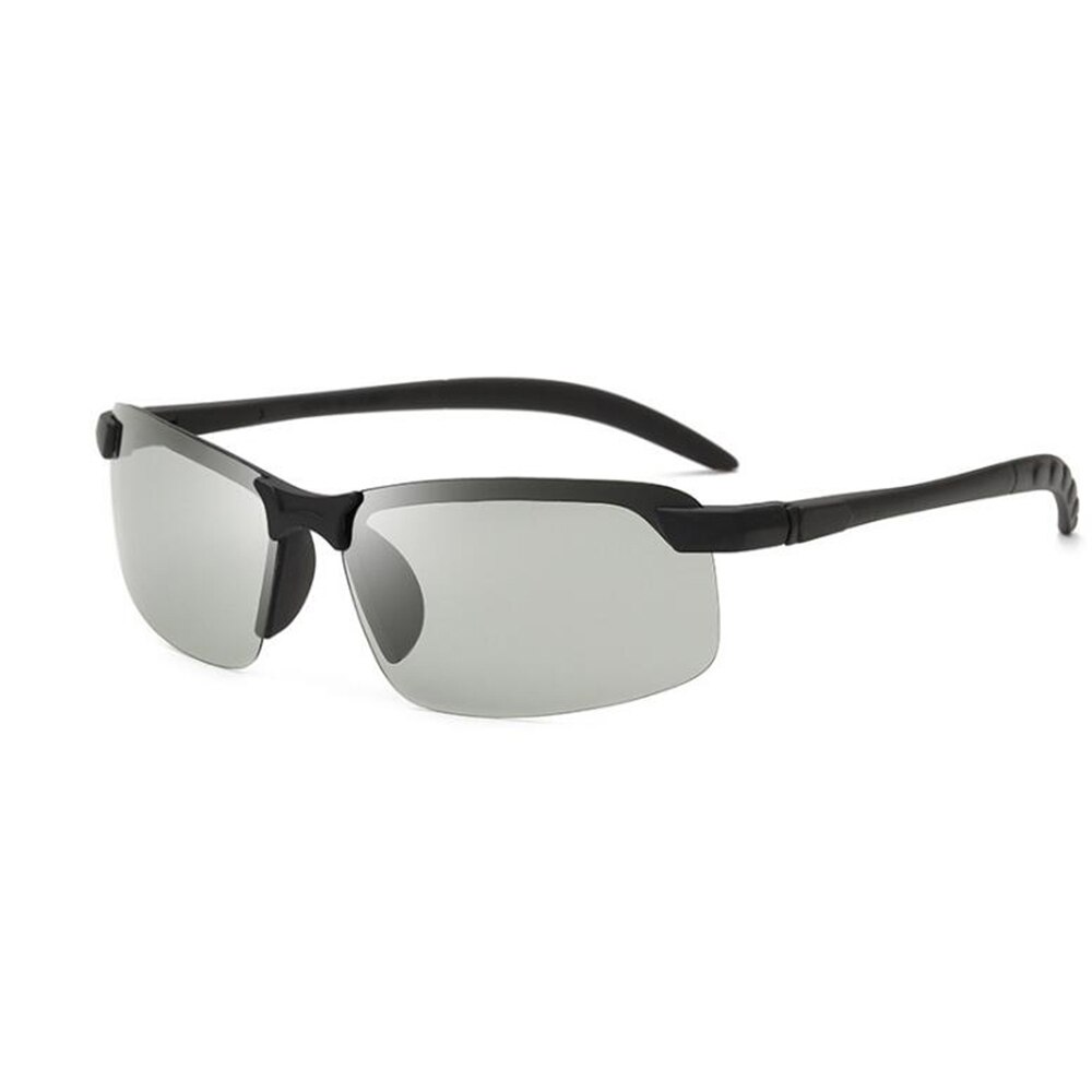 AIELBRO polarizado gafas fotocrómicas de ciclismo gafas de ciclismo para deportes al aire libre hombres mujeres gafas de sol de bicicleta gafas de sol: PC-BLACK CHANGING