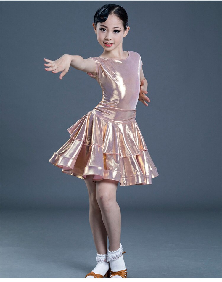 Meisje Latin Dans Jurk Voor Kinderen Concurrentie Latin Dance Kleding Voor Meisjes Ballroom Jurk Kinderen Kid Dansen Kostuums