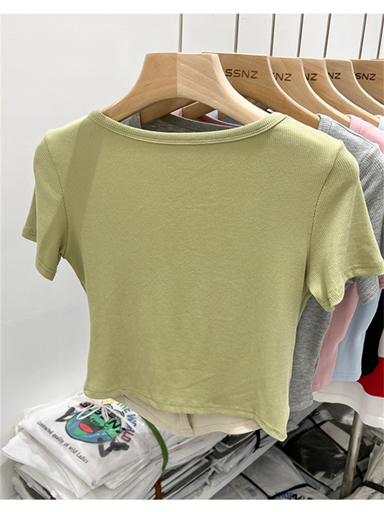Sommer Frauen T-Shirt T-Shirt Frau Kleidung Spitzen T-Shirt weibliche Ernte oben T-Hemden y2k para mujer ropa de mujer roupas feminina traf