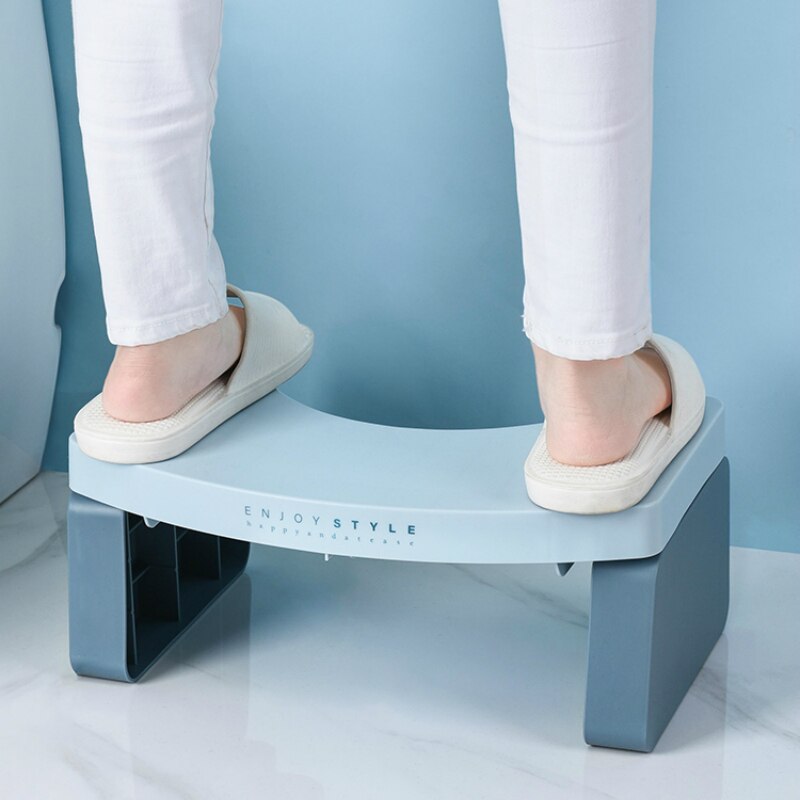 Plegable baño taburete para ponerse en cuclillas antideslizante aseo escabel Anti estreñimiento taburetes portátil paso para baño . Exclusivo.