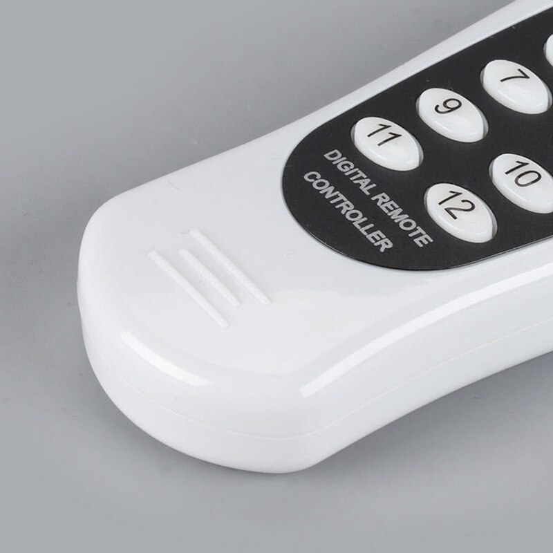 KTNNKG 433MHz Wireless Remote Controls RF Transmitter 12 Buttons 1000M Distance Work with 433MHz Relay Receiver