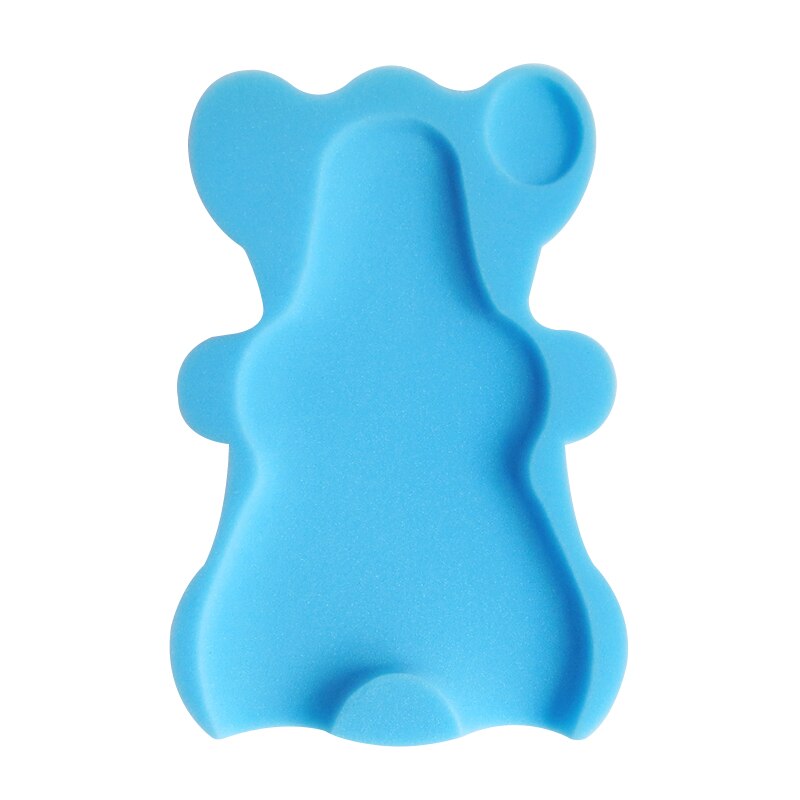 Tapis d'éponge de bain pour bébé garçon fille | Joli tapis de baignoire de couleur unie, coussin de siège souple, antidérapant directe: 02