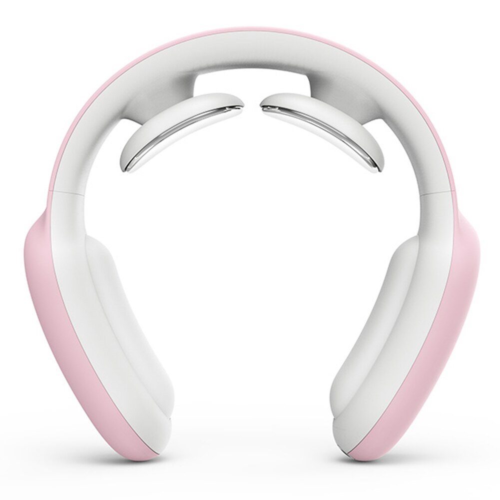 USB Intelligent Remote Control Back and Neck Massager Shoulder Massage Instrument Heating Pain Relief Health Care Relaxation: Pink