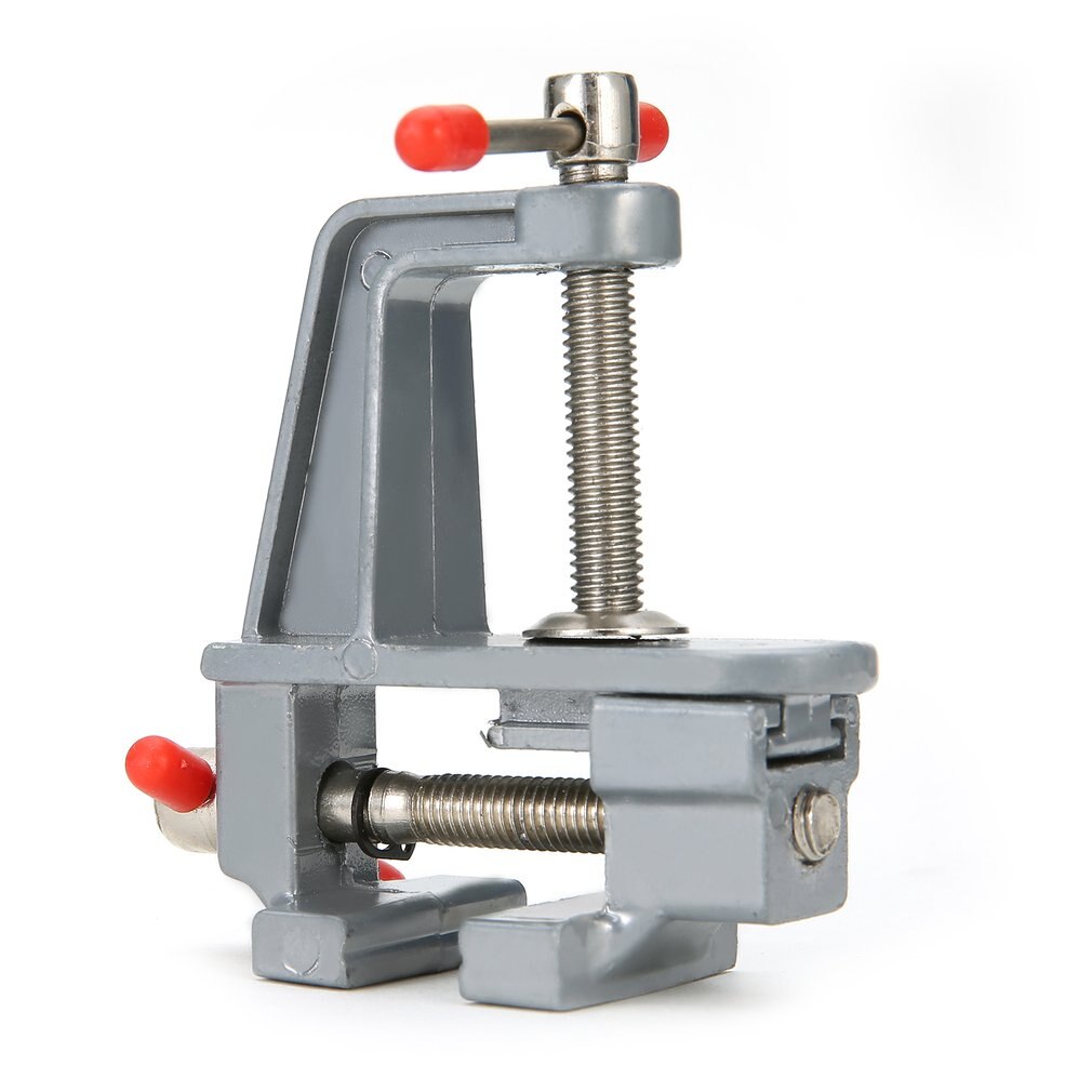 Mini Aluminum Bench Vise Woodworking Table Clamp Crimping Hand Tool Table Vise Mini Locksmith Clip Small Jewelers DIY Parts