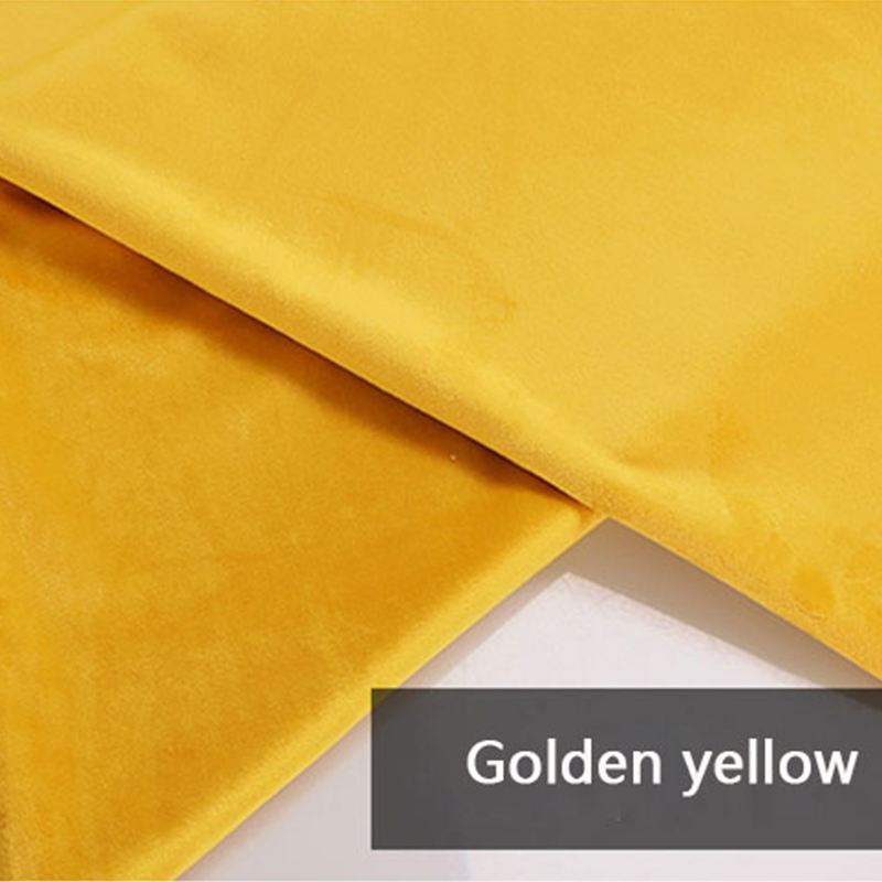 1/3/5M 14 colores tela de terciopelo DIY para coser ropa textil para el hogar funda de almohada sofá cortina decoración fondo terciopelo: 6 yardas / Negro