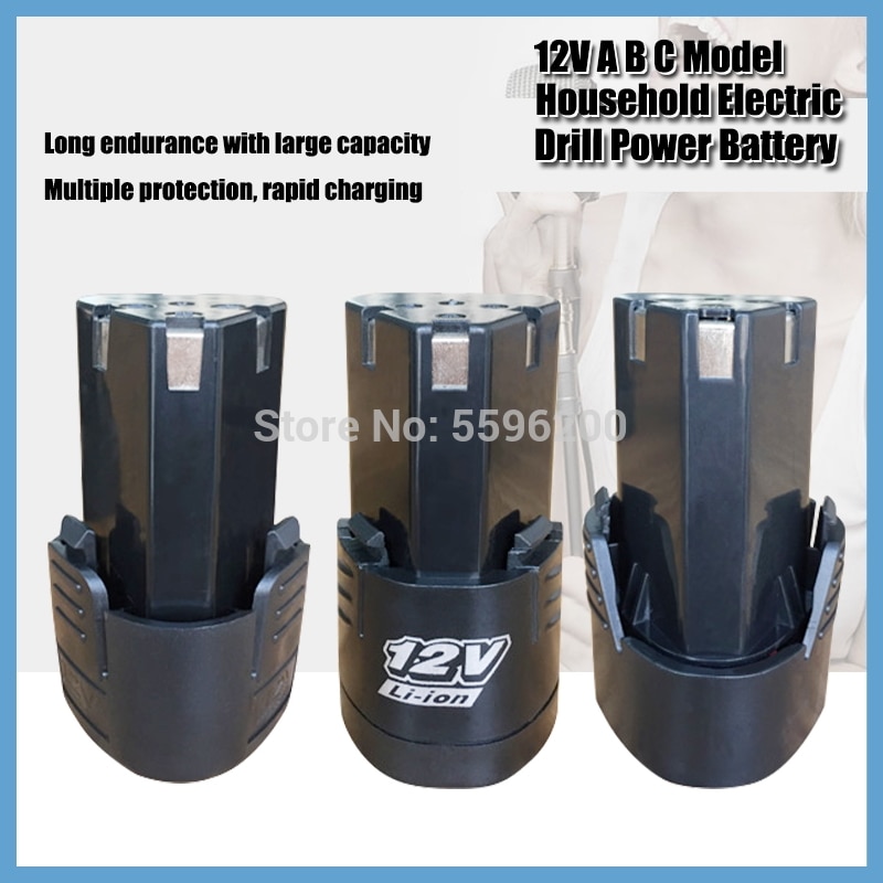 12V Household Rechargeable Lithium battery Can be used as Power Tools Electric Screwdriver Electric drill Li-ion Battery