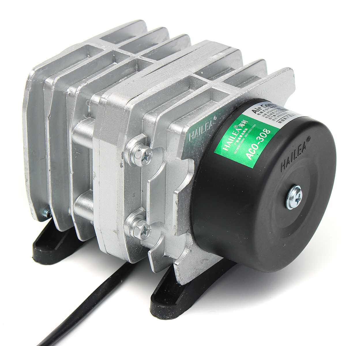 45L/min 25W 220V Electromagnetic Air Compressor Pump Oxygen Aquarium Fish Pond Compressor Hydroponic Air Aerator Pump ACO-208