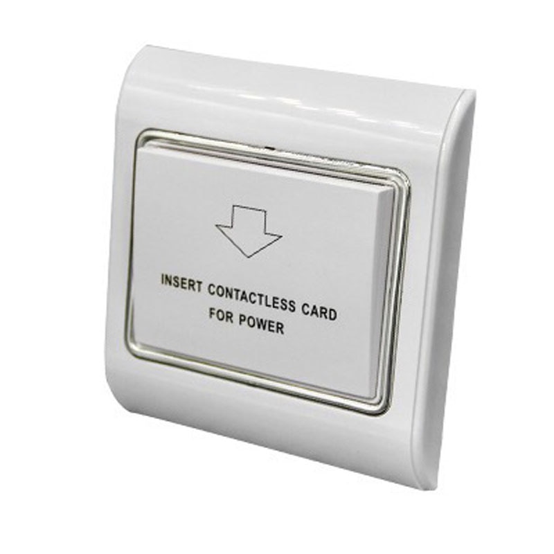 40A hotel key card switch Energy Saving Switch 15s delay power Cr86 Standard Size off 125khz T5577 EM4305