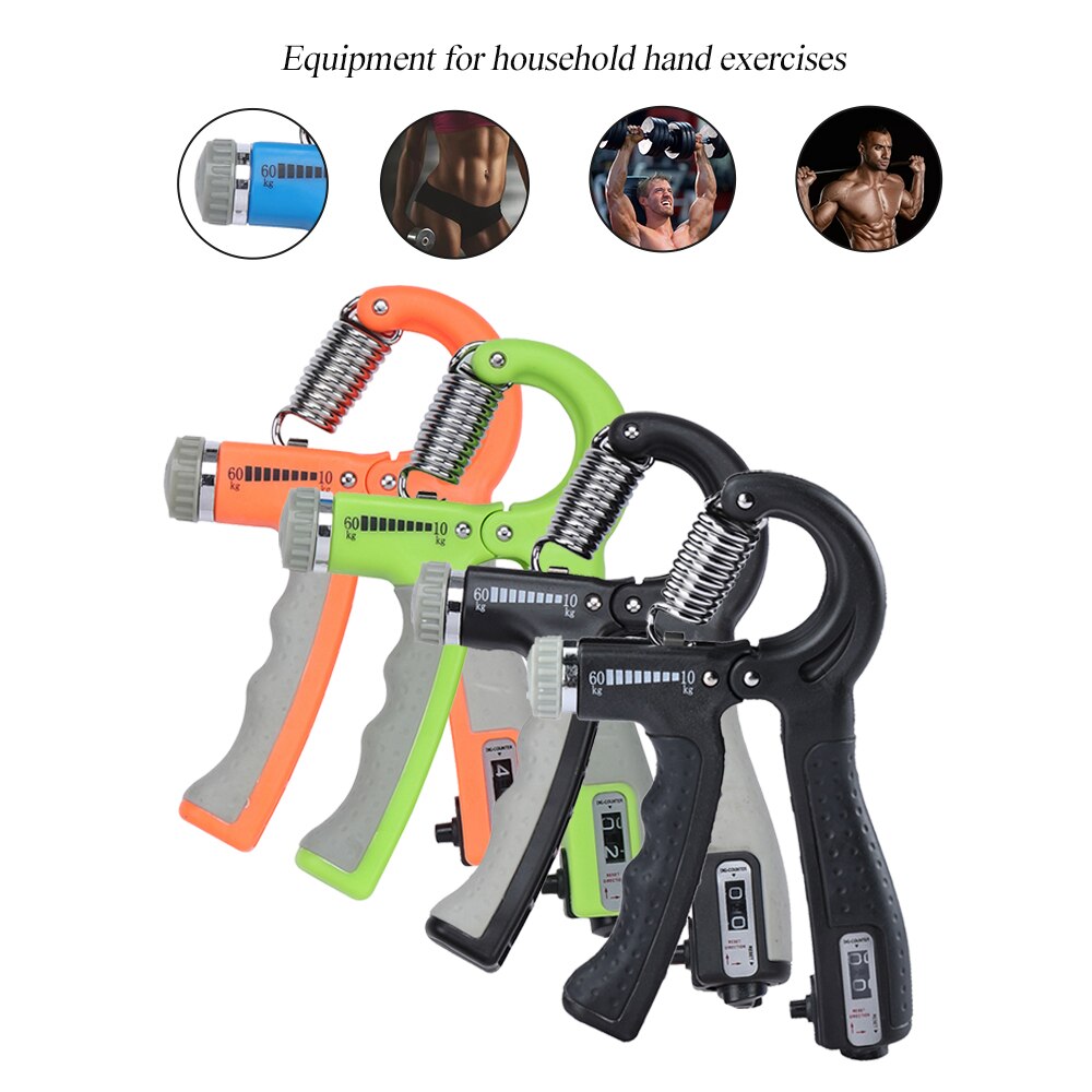 5-60Kg Gym Fitness Hand Grip Mannen Verstelbare Vinger Zware Exerciser Sterkte Voor Spier Herstel Hand Gripper Trainer