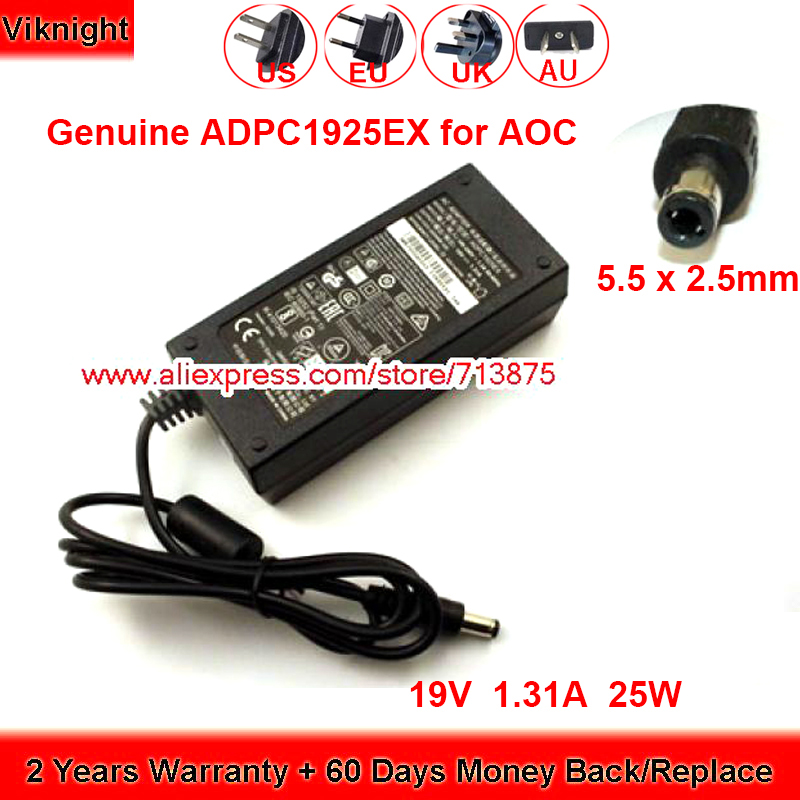 Echt ADPC1925EX 19V 1.31A 25W Ac Adapter Voor Aoc 24B1XHS E2280SWN E2280SWDN Voeding