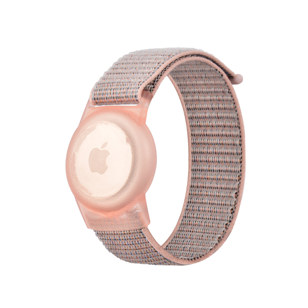 Kids Polsband Voor Apple Airtags Lichtgewicht Houder Anti Scratch Armband Voor Verstelbare Polsband Compatibel Met Apple Airtag: Silty sand / 22CM