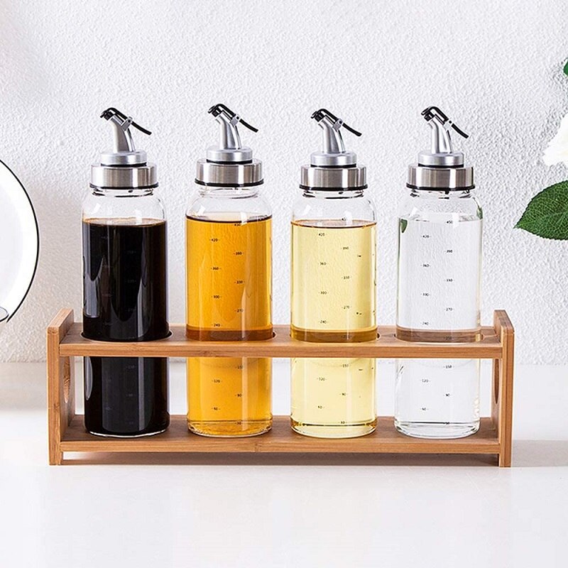 Olivenoljedispenser flaske lekkasjesikker oljesprøyte olje eddik cruet flaske med bpa gratis hell tut olje karaffel karaffel