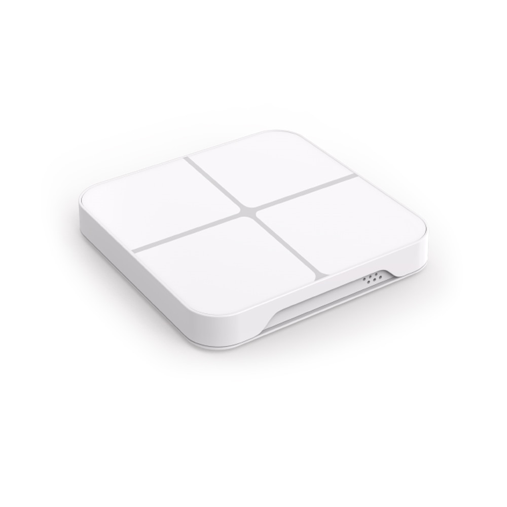 Smart home z-wave plus trådlös väggbrytare 4 knapp 16 scen fjärrkontroll  eu 868.4 mhz smart hemautomation