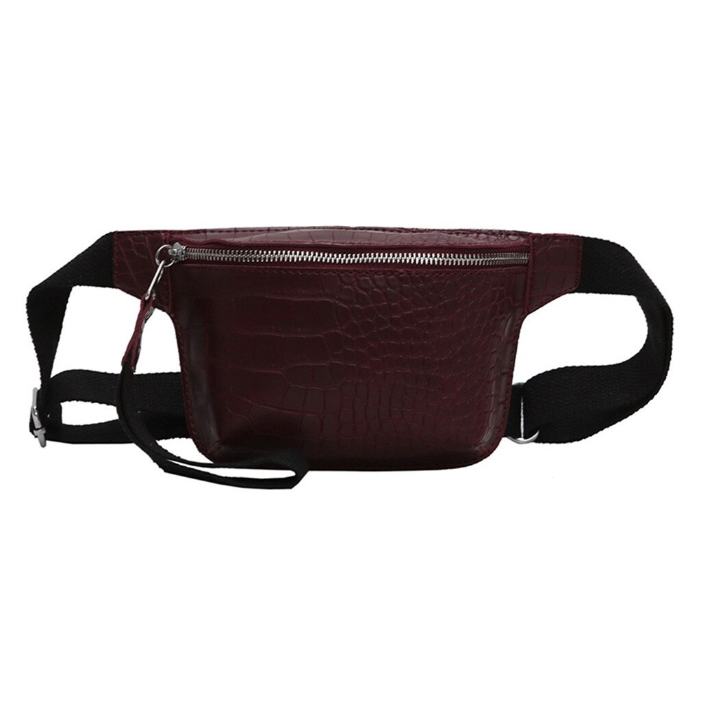 Bolsa de couro do plutônio do sexo feminino saco do mensageiro da caixa do crocodilo bolsa transversal do corpo para a mulher bolsa de alta qualidade yl: Wine Red