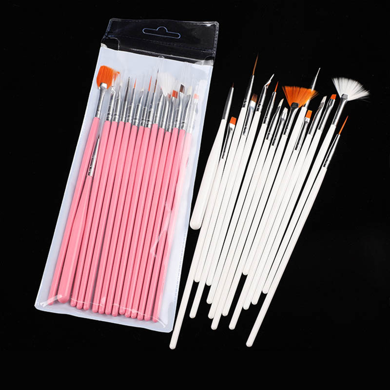 15 kleuren Marmering Gradiënt Shading Pen Nail Art Tekening Graffiti