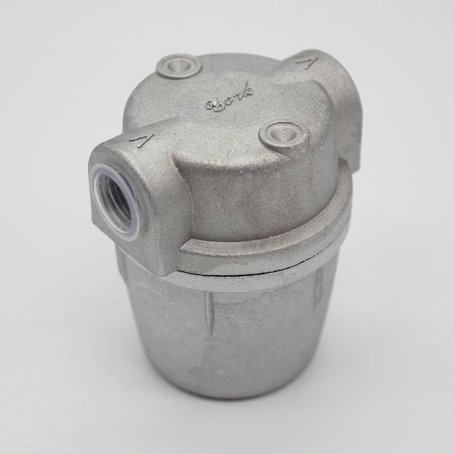 York oliefilter voor oliebrander, transparant, pc-cup , 1/4 " 3/8 ", klein dieselbrandstoffilter voor boiler , 25l/ uur: Hemelsblauw