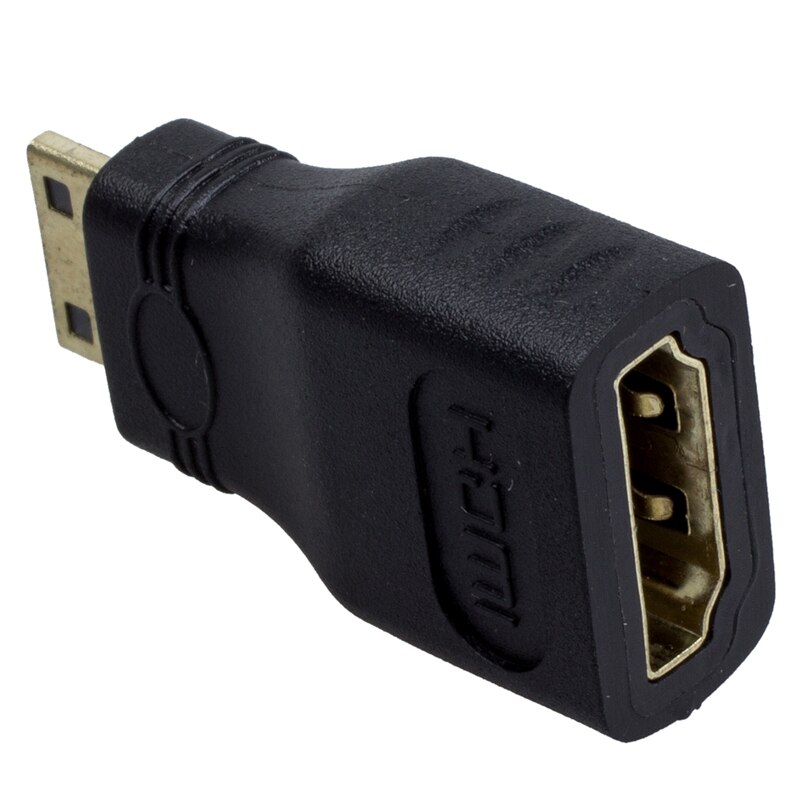 Mini hdmi-port till en standard hdmi-kabeladapter