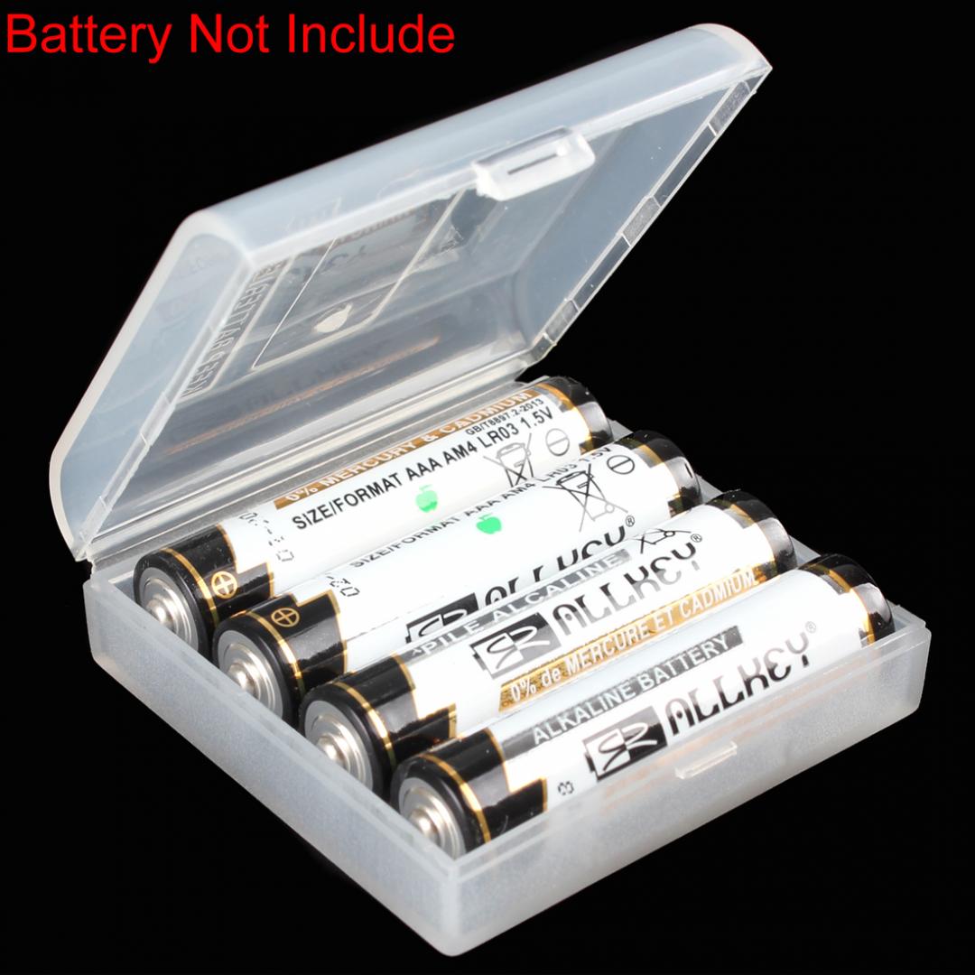 10 stück aufbewahrungsboxen aus hartplastik für aaa-batterien