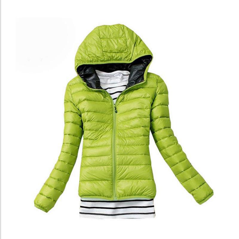 Chaquetas básicas de invierno para mujer, chaqueta con capucha y bolsillos con cremallera, Parka informal, abrigo corto de abrigo para mujer, chaqueta Lisa ajustada acolchada de algodón