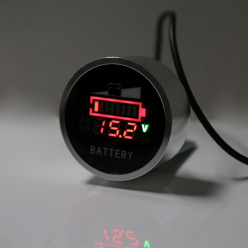 DC 6-120V Blei-säure Lithium Batterie Kapazität Spannung Anzeige Wasserdicht für Auto Motorrad 12V 24V 48V 72V 6-120V Prüfung