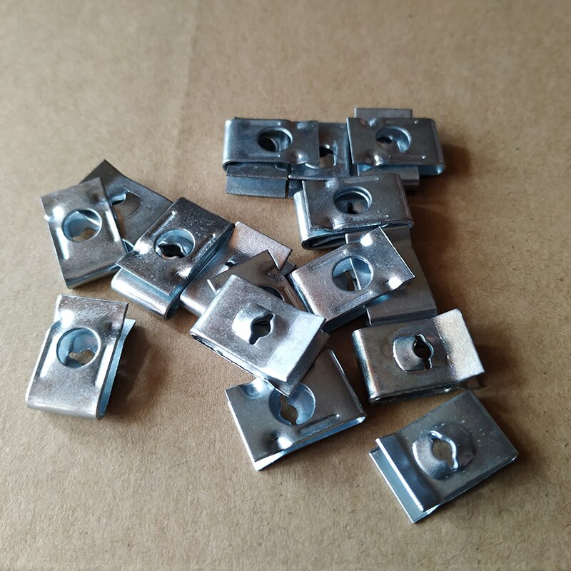 20pc Car Universal Speed Fasteners U Nuts Self Tapping Screw Spire Clip Interior Trim Panels For Motor Vehicles