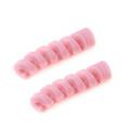 Protector de 2 piezas para Apple iPhone 5 6 7 8 X para cargador USB para Latop Mouse ordenador Cable enrollador: Pink