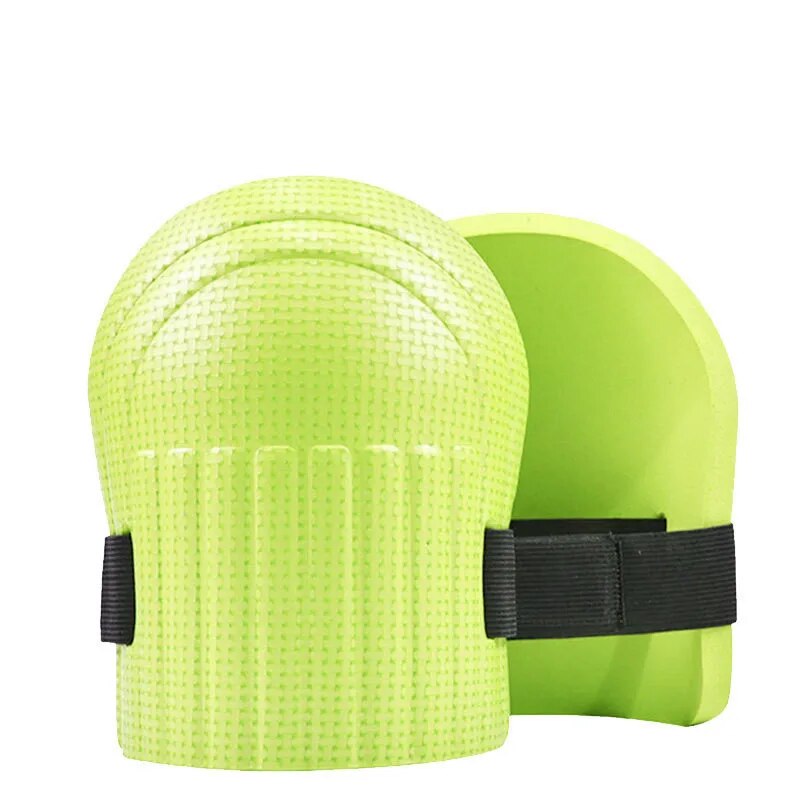 1pair Knee Protection Pad Tile Mud Workers Knee Paste Floor Brick Artifacts Moisture Thickening Brick Garden Manual Work Tools: green