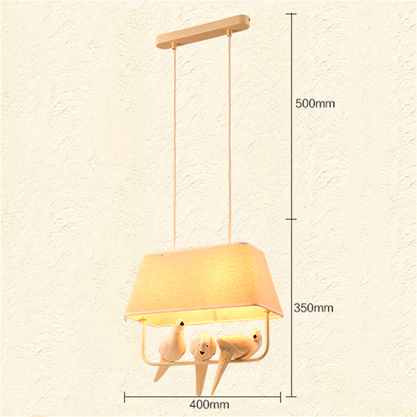 Søde børn lysekrone lysekroner stue loft lysekroner stof lysekrone belysning soveværelse led lys dekoration lampe