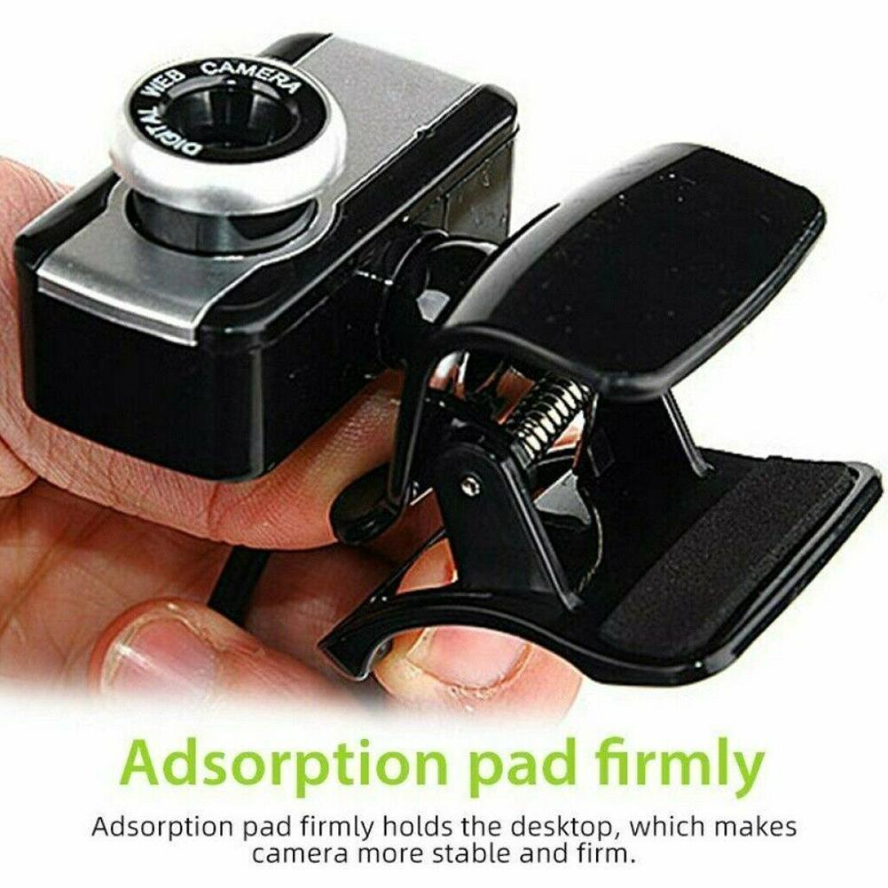Notebook HD Clip USB Camera Drive-Free Computer Video WebCamera with Webcam Mini PC Head Built-in Microphone 1080P Computer J5I6