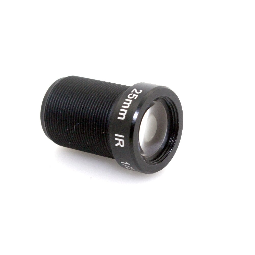 5.0 megapixel  hd 25mm ir cctv linse 1/2 " til hd ip ahd cctv kamera linse  f2.4 m12 mount fast iris lang visningsafstand op til 50m