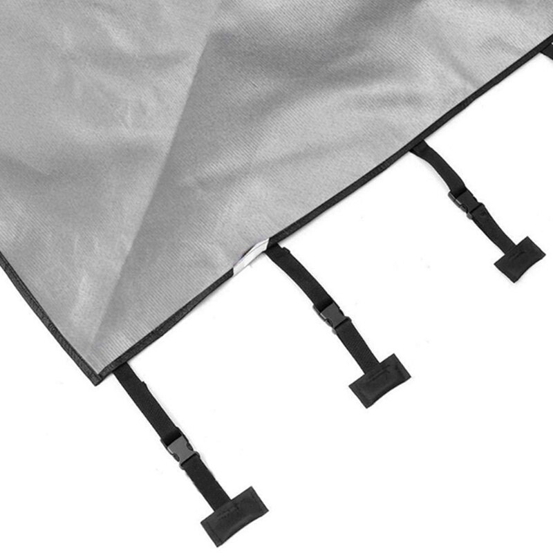 JayCreer Dustproof Waterproof RV Caravan Front Towing Cover Protector Covers With Reflective Strip