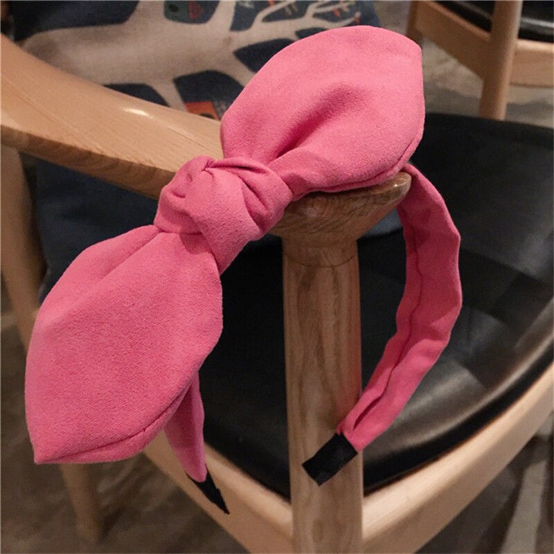 Satin Fabric Pearl Beading Hair Band For Women Girls Bow Knot Hair Accessories Headwear