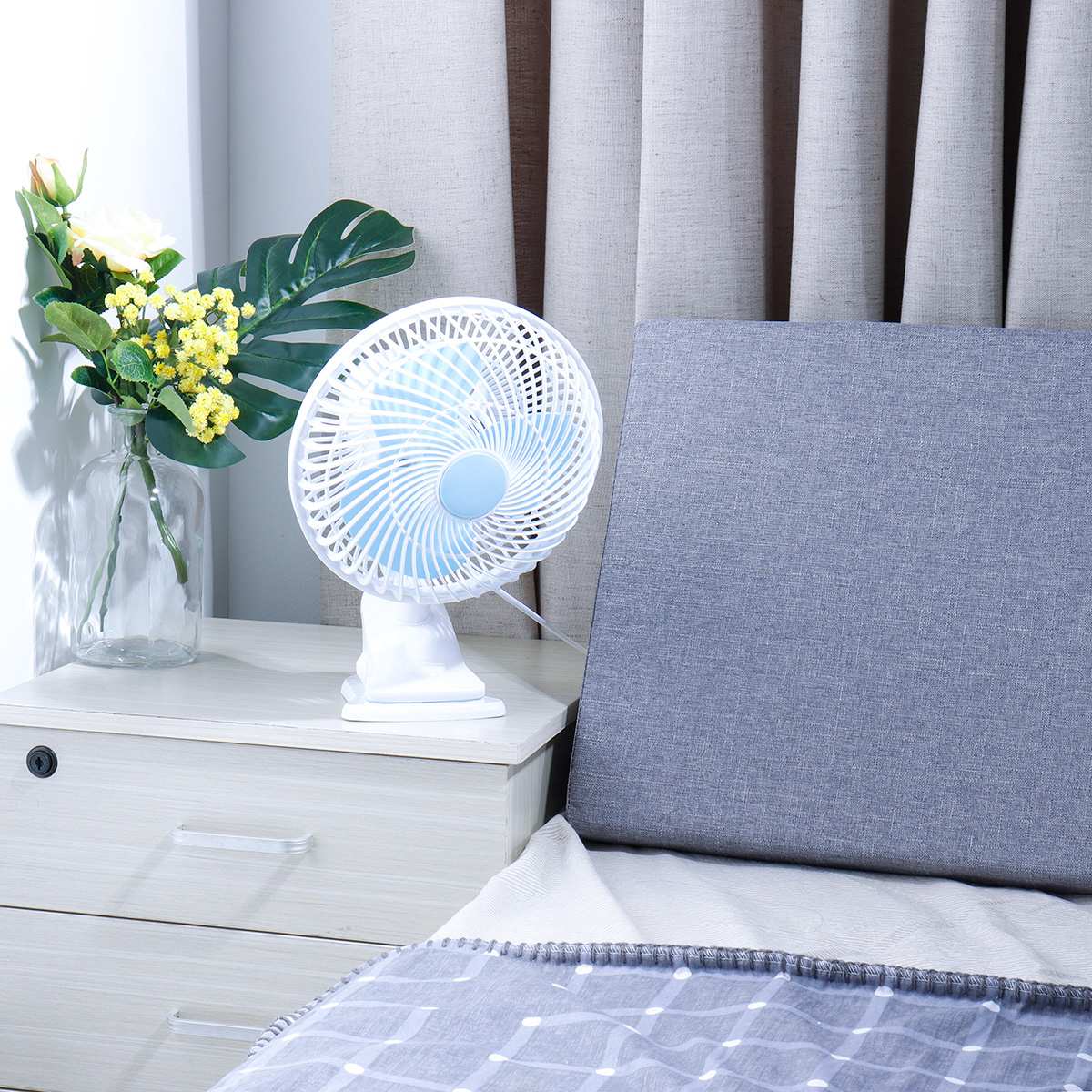 220V 180 Grad Einstellbar Mini Schreibtisch Fan hoch-Geschwindigkeit Luft Schreibtisch und Clip Auf Lüfter Mit Lüfter Kopf Klemme Für Schlafsaal Büro