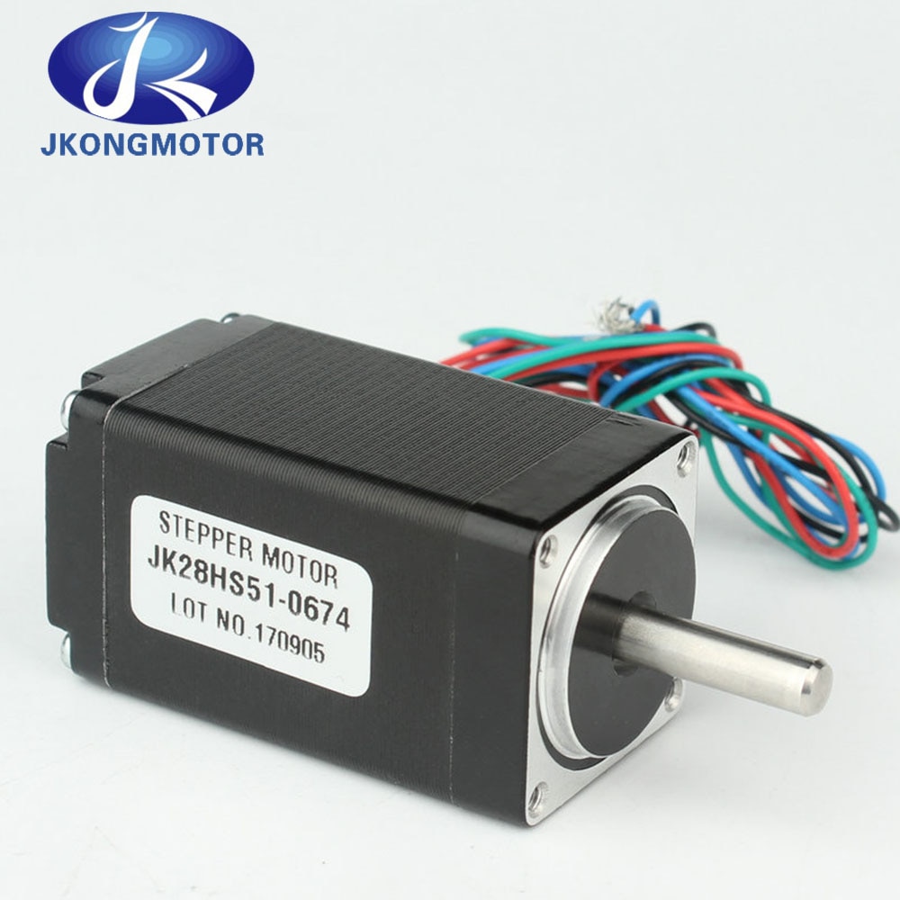 Nema 11 Stepper Motor 51mm 0.67A 1.8 deg 12Ncm(17oz.in) 4-lead Nema 11 Step Motor for DIY CNC XYZ 3D Printer